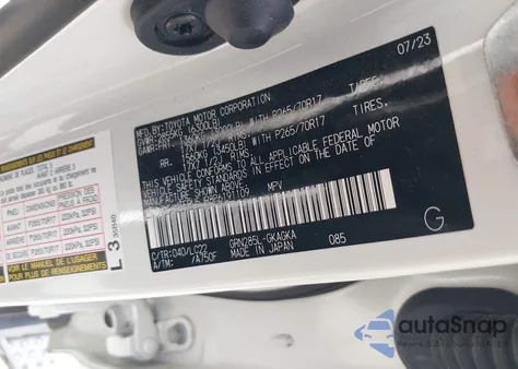 2023 Toyota 4Runner Trd Off Road Premium из США, поврежденный, VIN JTERU5JR8P6191109